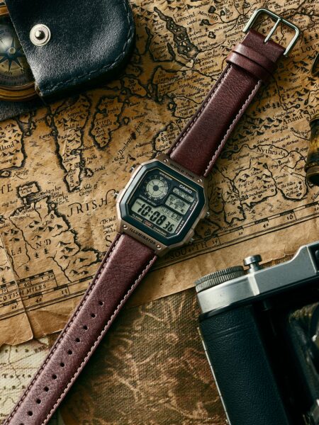Alternative view of Casio Worldtime Brown Leather