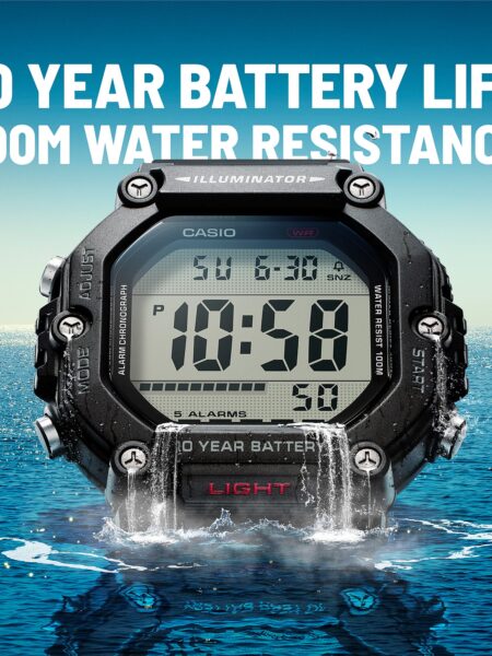 Alternative view of Casio Dualtime Black Digital
