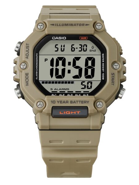 Alternative view of Casio Dualtime Beige Digital