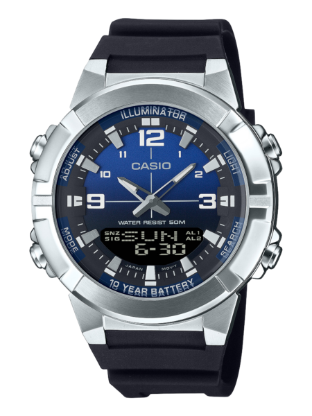 Casio Rugged Blue Hybrid