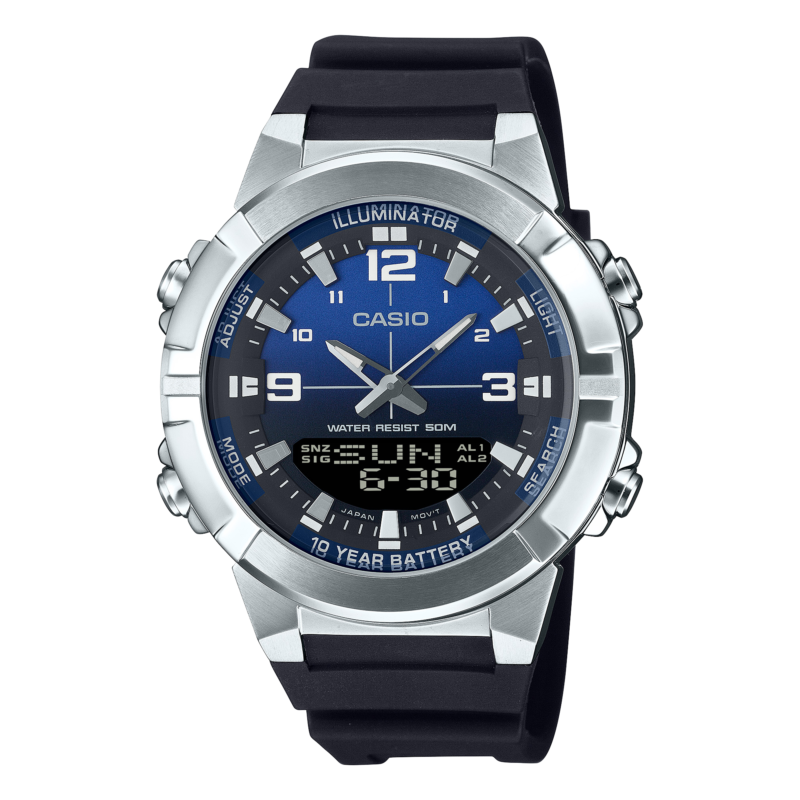 Casio Rugged Blue Hybrid