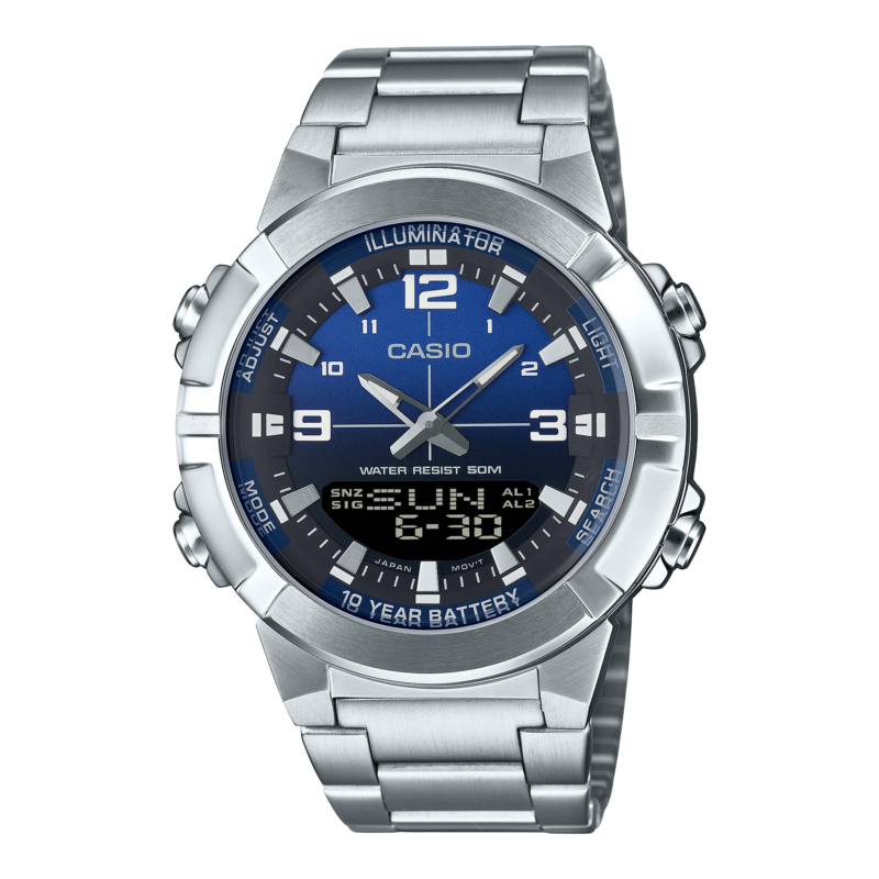Casio Rugged Blue Steel