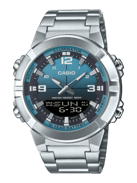 Casio Rugged Turquoise Steel