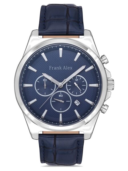 Frank Alex Blue Leather