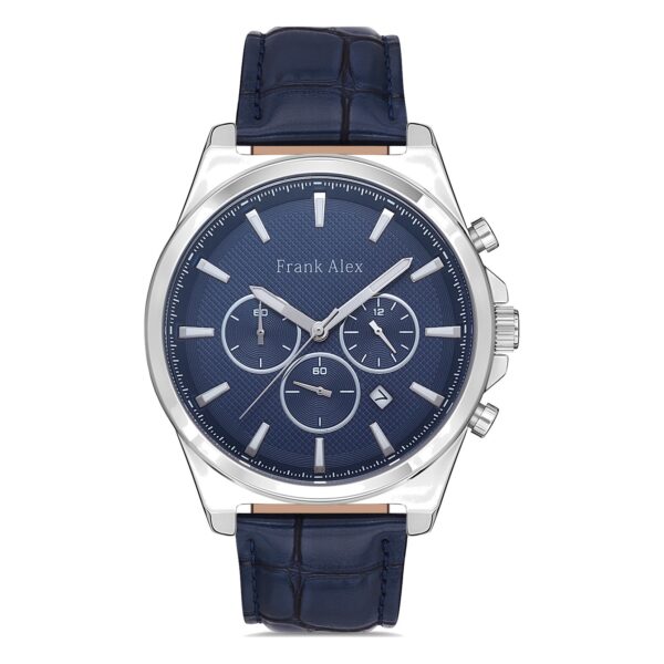 Frank Alex Blue Leather