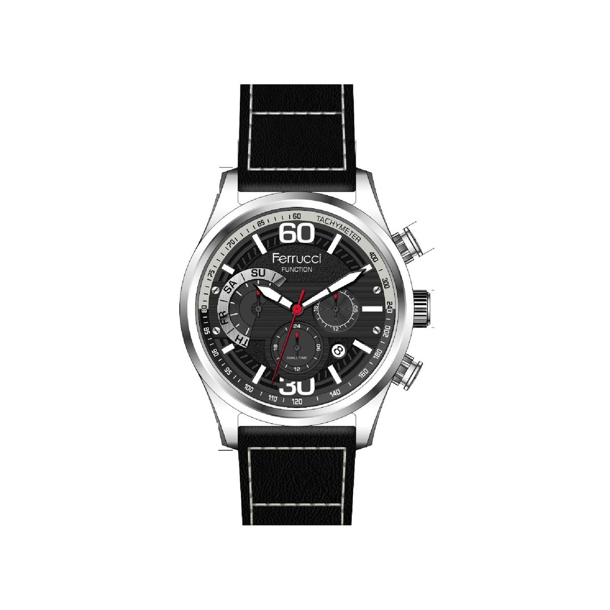 Ferrucci Black Leather