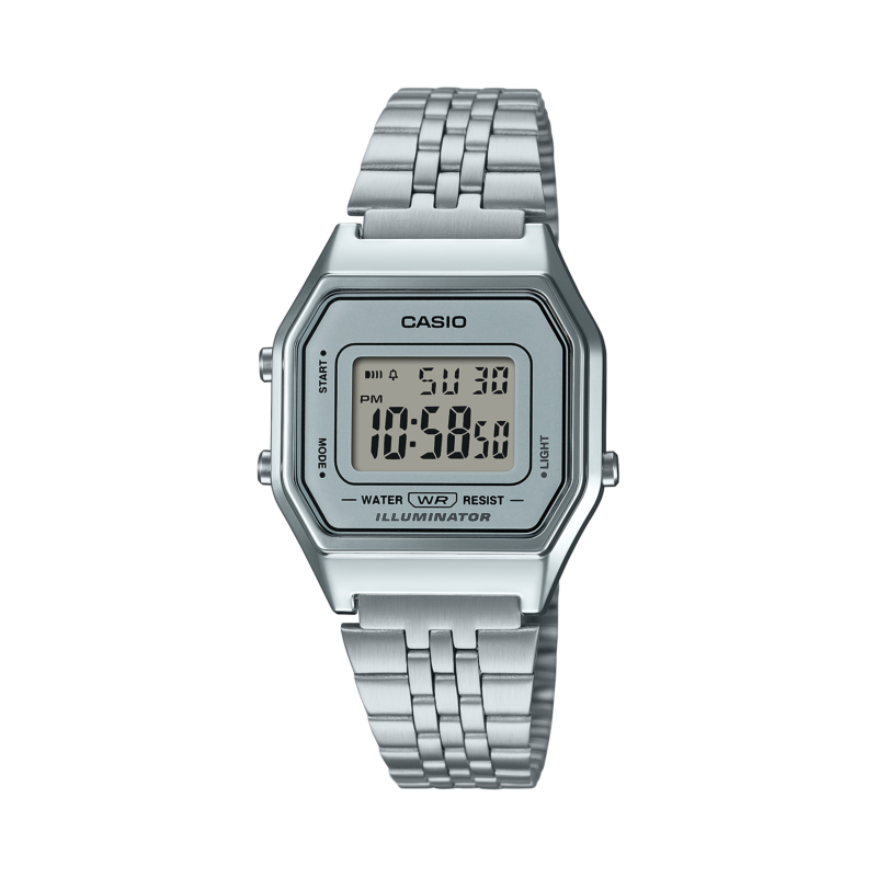 Casio Petite Silver Digital