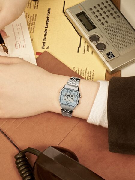 Alternative view of Casio Petite Silver Digital