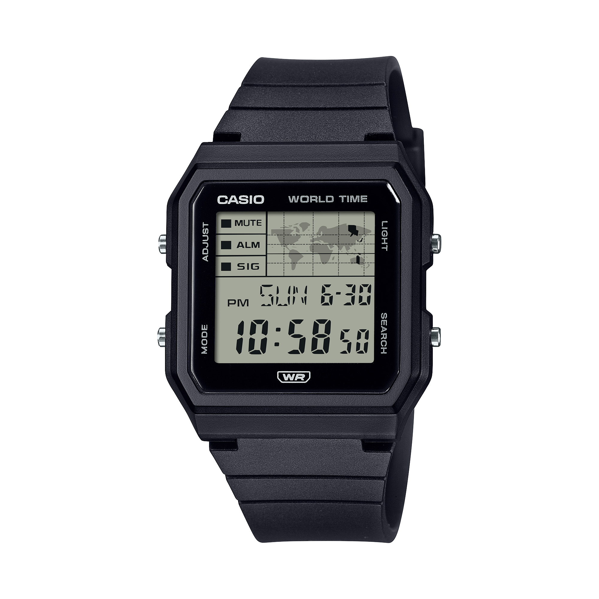 Casio Worldtime Black Digital