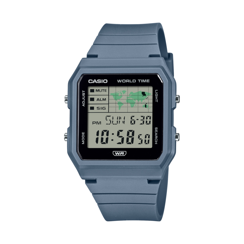 Casio Worldtime Blue Digital