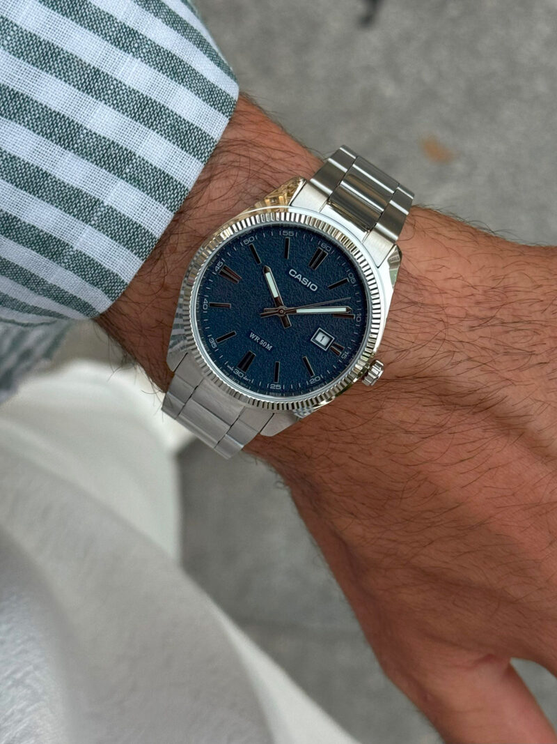 Casio Fluted Blue Steel thumbnail 3