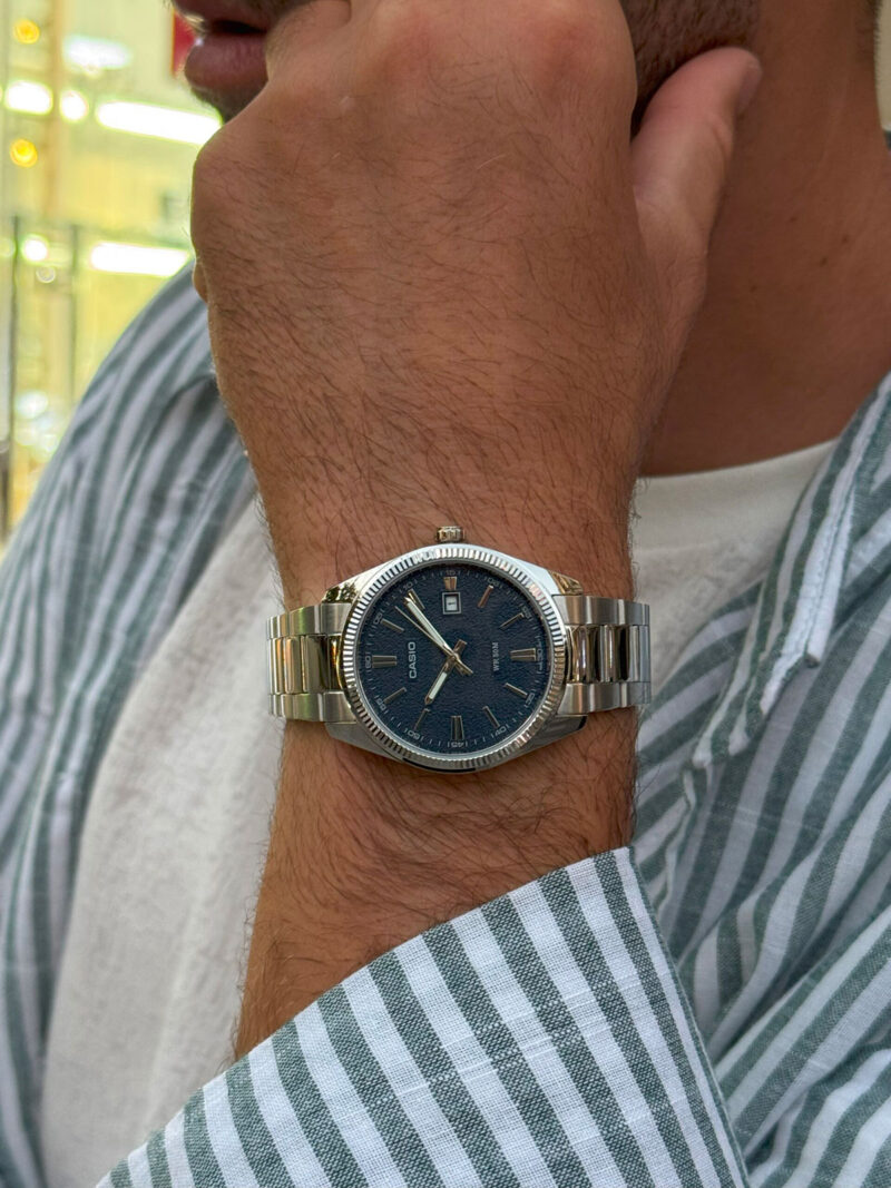 Casio Fluted Blue Steel thumbnail 4