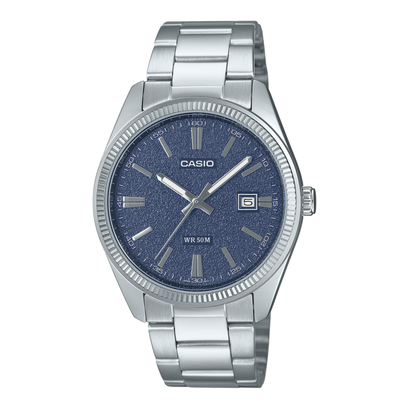 Casio Fluted Blue Steel