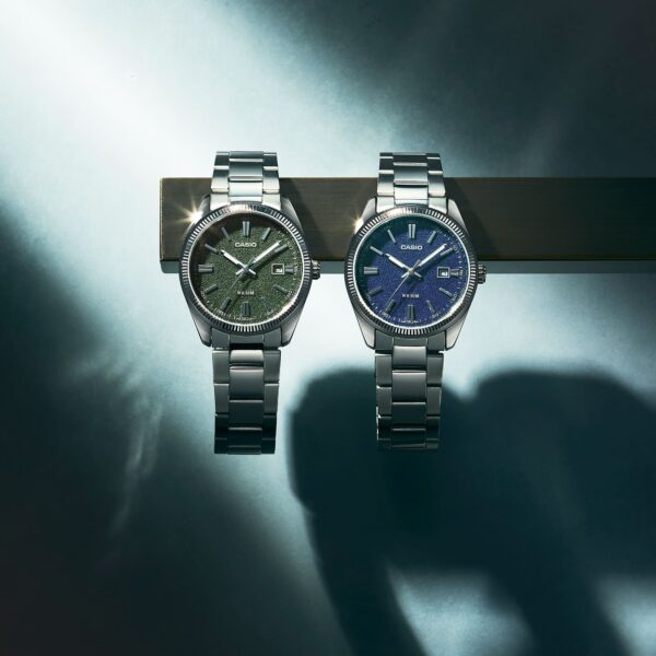 Alternative view of Casio Fluted Blue Steel