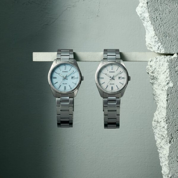 Alternative view of Casio Fluted Iceblue Steel