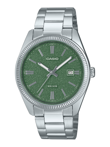 Casio Fluted Green Steel