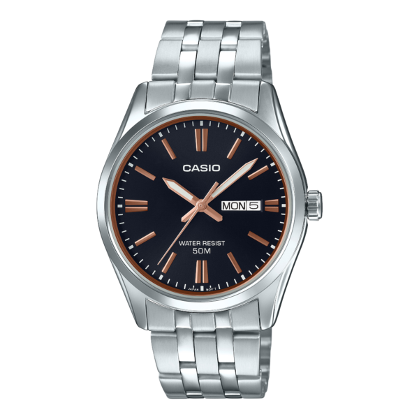 Casio Daydate Black Rose