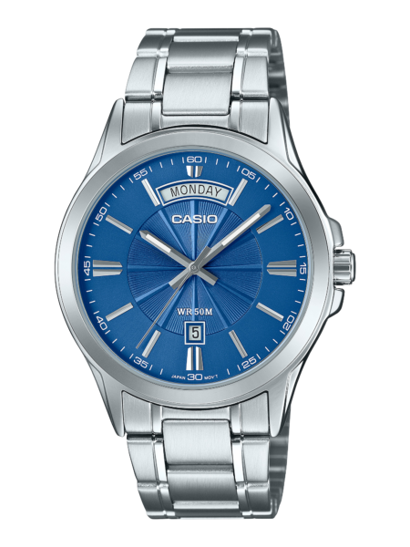 Casio Daydate Blue Steel