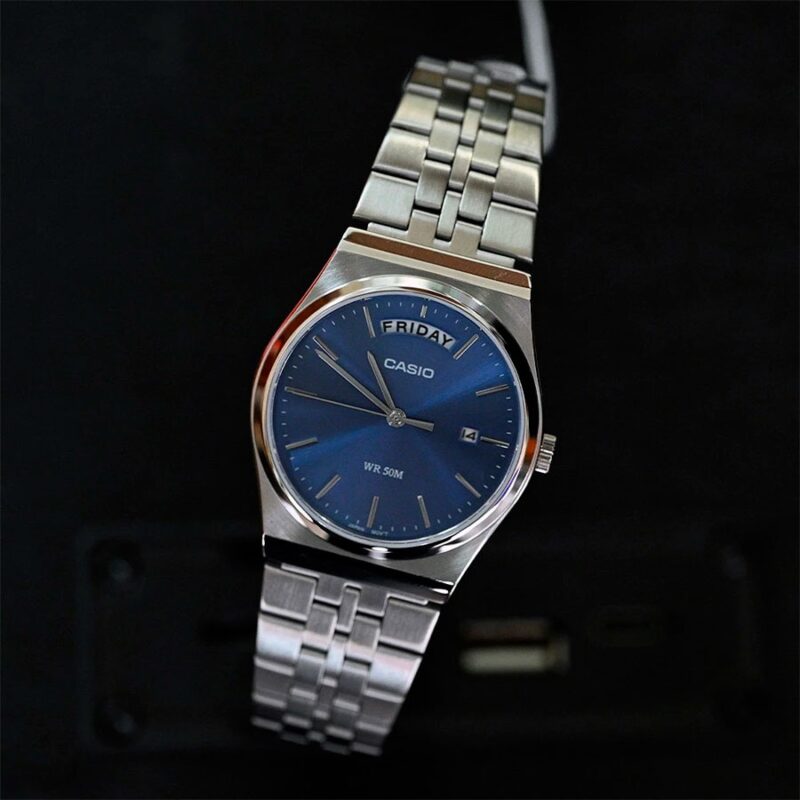 Casio Retro Blue Steel thumbnail 5