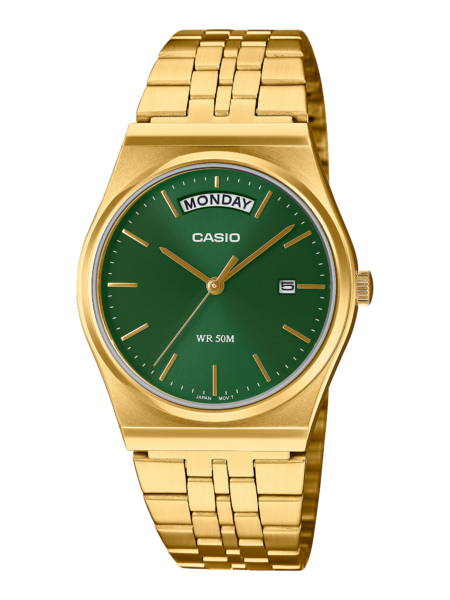 Casio Retro Green Gold