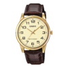 Casio Minimal Champagne Leather