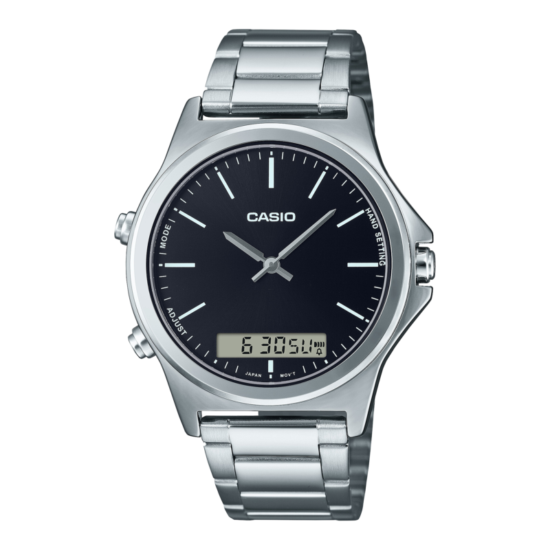 Casio Hybrid Black Steel