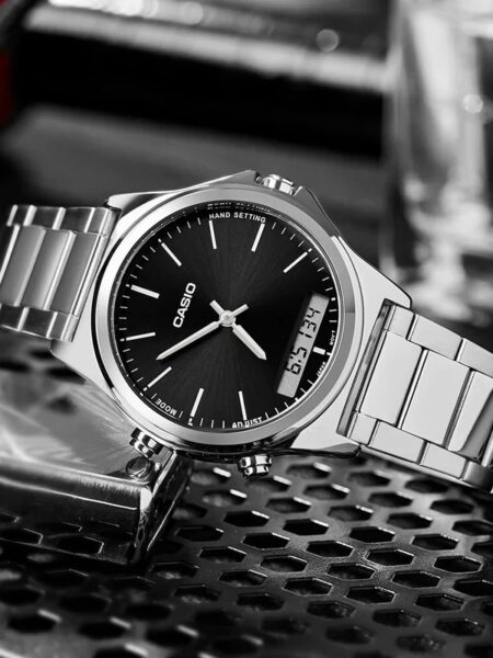 Alternative view of Casio Hybrid Black Steel
