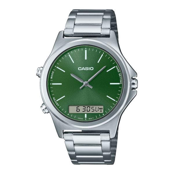 Casio Hybrid Green Steel