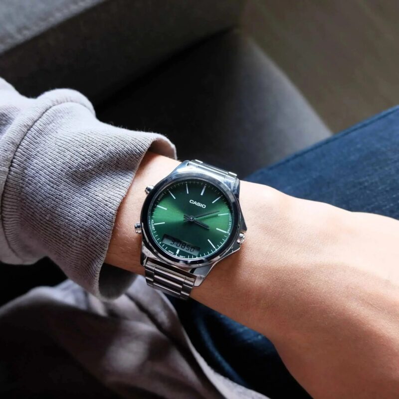 Casio Hybrid Green Steel thumbnail 3
