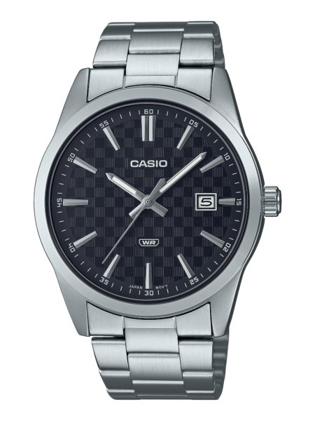 Casio Textured Black Steel