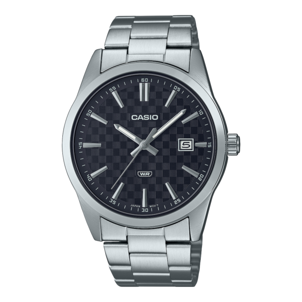 Casio Textured Black Steel