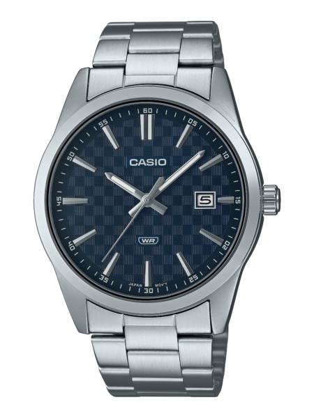 Casio Textured Navy Steel
