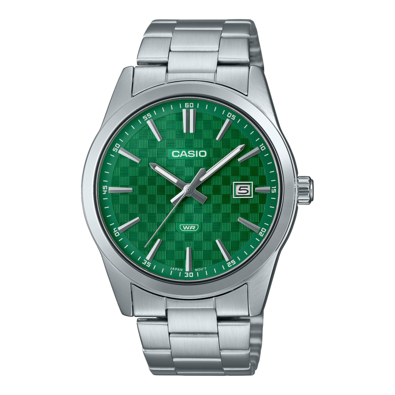 Casio Textured Green Steel