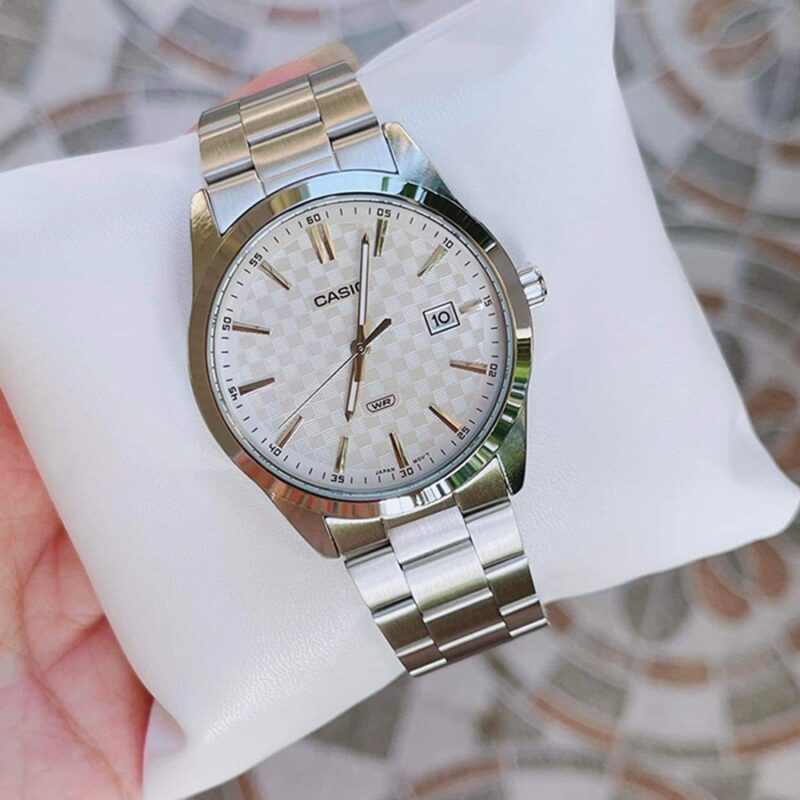 Casio Textured White Steel thumbnail 3