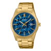 Casio Textured Blue Gold