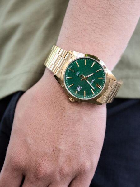 Alternative view of Casio Textured Green Gold