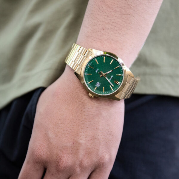 Alternative view of Casio Textured Green Gold