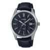 Casio Textured Black Leather
