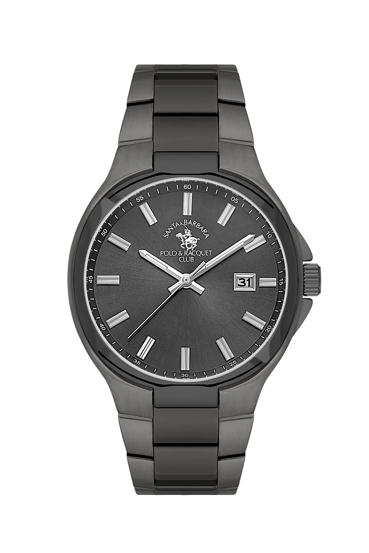 Santa Barbara Polo Classic Men Gunmetal Gray Dial Watch