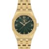 Santa Barbara Polo Luxury Women Gold Green Gemset Watch