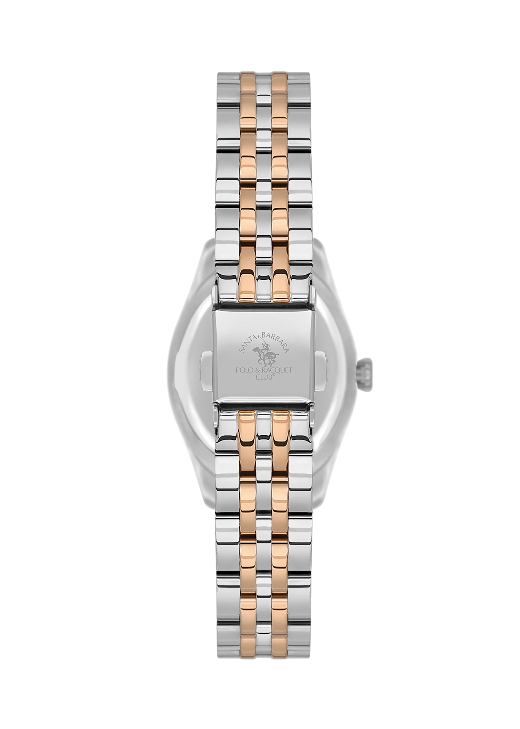 Santa Barbara Polo Luxury Women Rose Gold/Silver White Gemset Watch - Figura 3