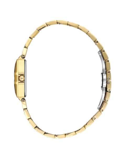 Alternative view of Santa Barbara Polo Unique Women Gold Burgundy Rectangular Watch
