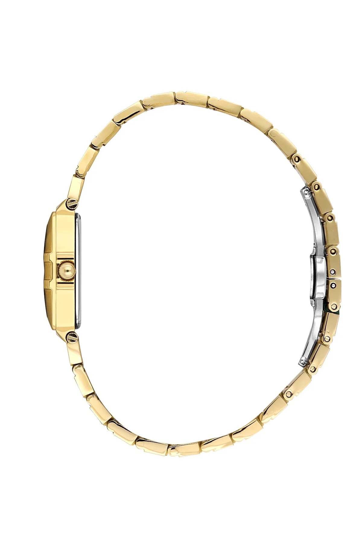 Santa Barbara Polo Unique Women Gold Burgundy Rectangular Watch - Figura 2