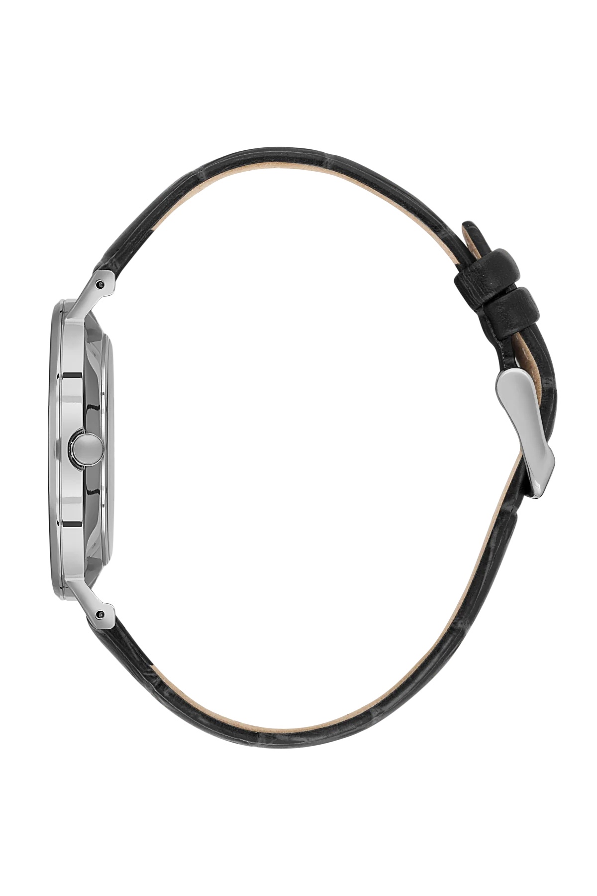 Santa Barbara Polo Classic Men Black Moonphase Leather Watch - Figura 2