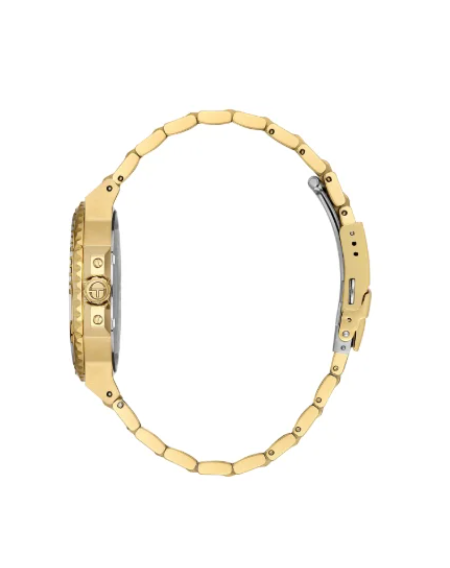 Alternative view of Sergio Tacchini Gold Black Dial Watch
