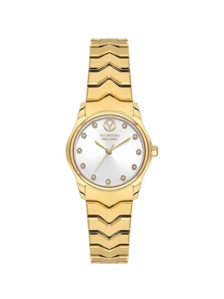 Valentino Orlandi Grace Women Gold White Dial Bracelet Watch