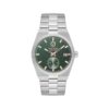 Valentino Orlandi Classic Men Silver Green Dial Bracelet Watch