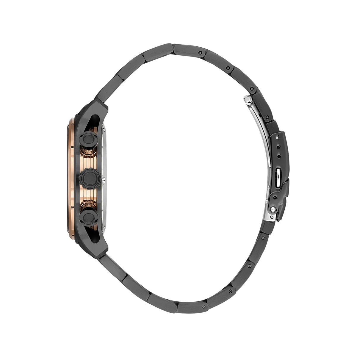 Valentino Orlandi Sport Men Gunmetal Rose Gold Chronograph Watch - Figura 2