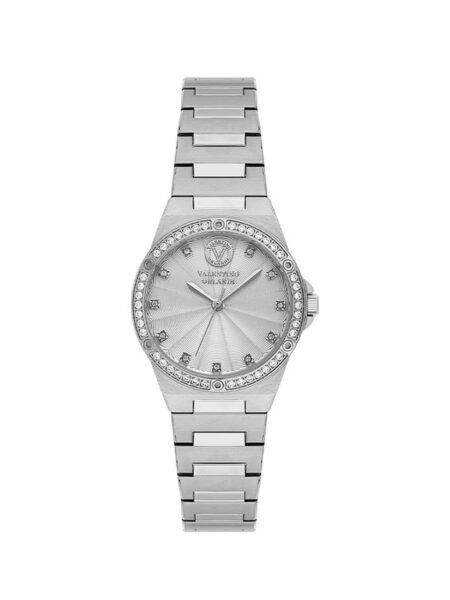 Valentino Orlandi Grace Women Silver White Gemset Watch
