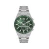 Valentino Orlandi Sport Men Silver Green Chronograph Watch